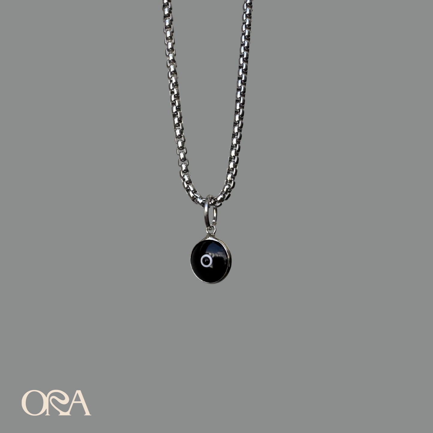 Evil Eye Charm in Silver - ORA