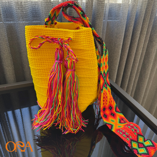 MX Wayuu Bag in Yellow - ORA