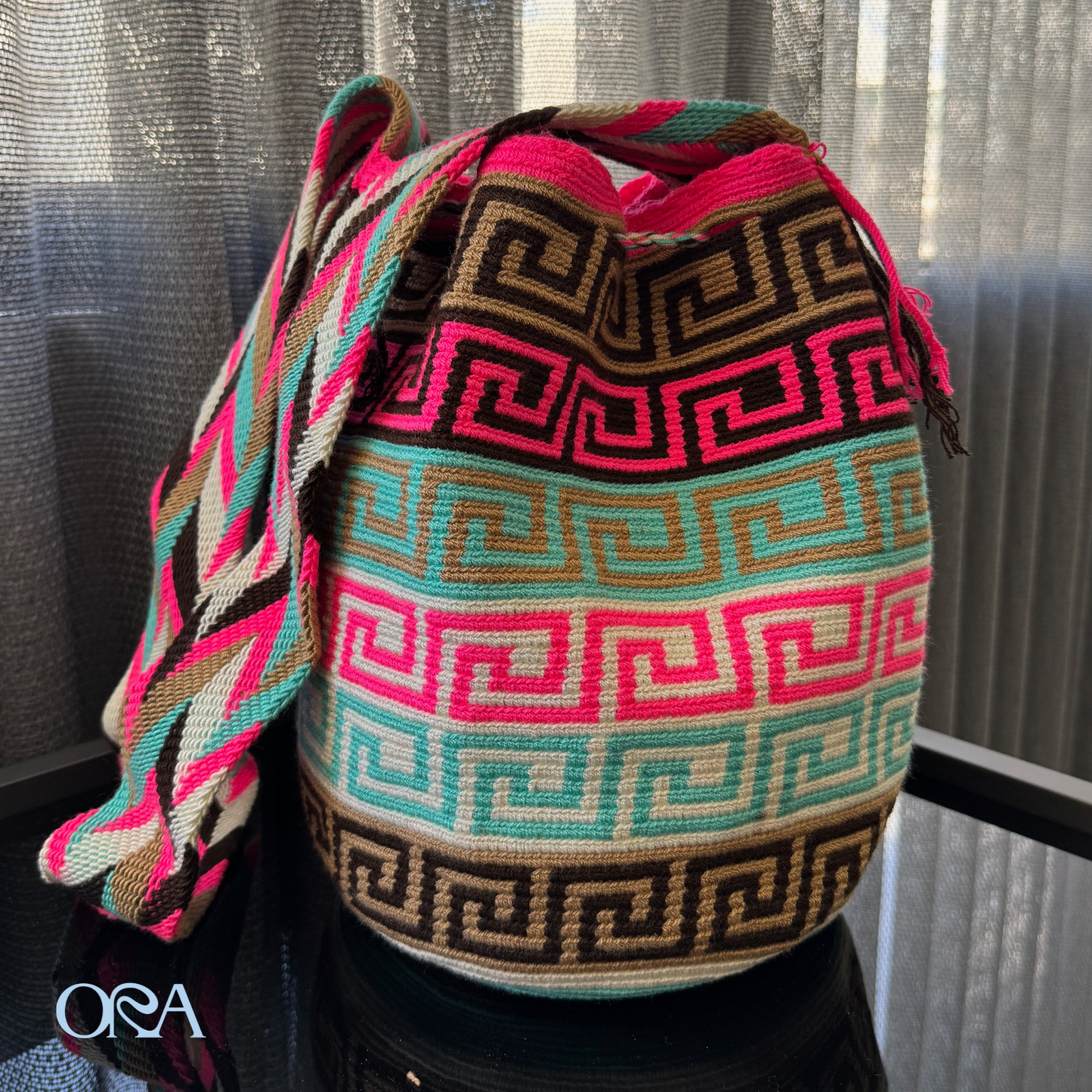 Wayuu Bag Greek Pattern - ORA