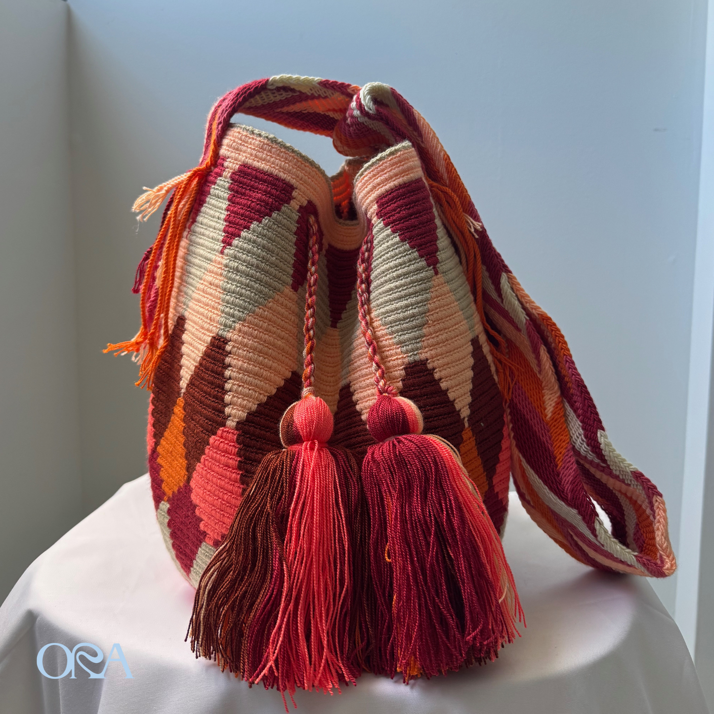 Wayuu Bag Rose Pattern - ORA