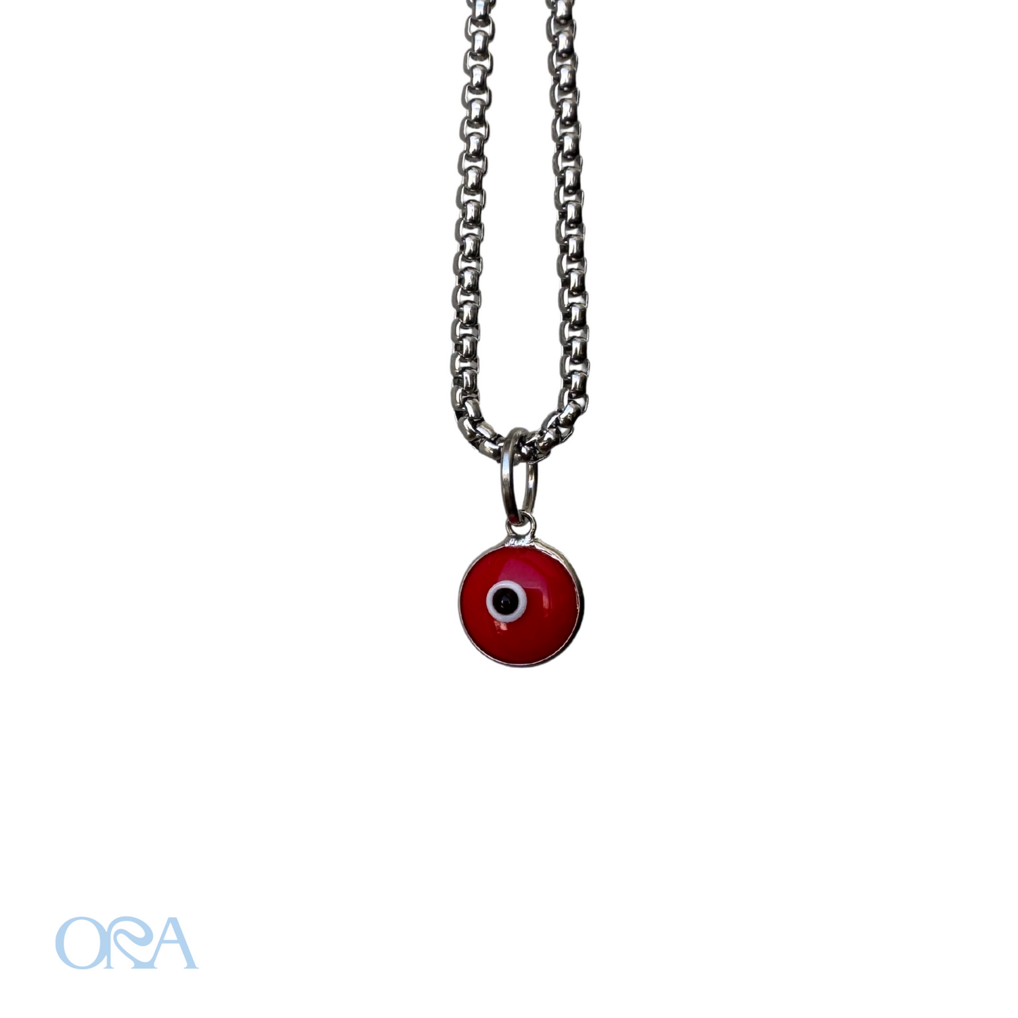 Evil Eye Charm in Silver - ORA