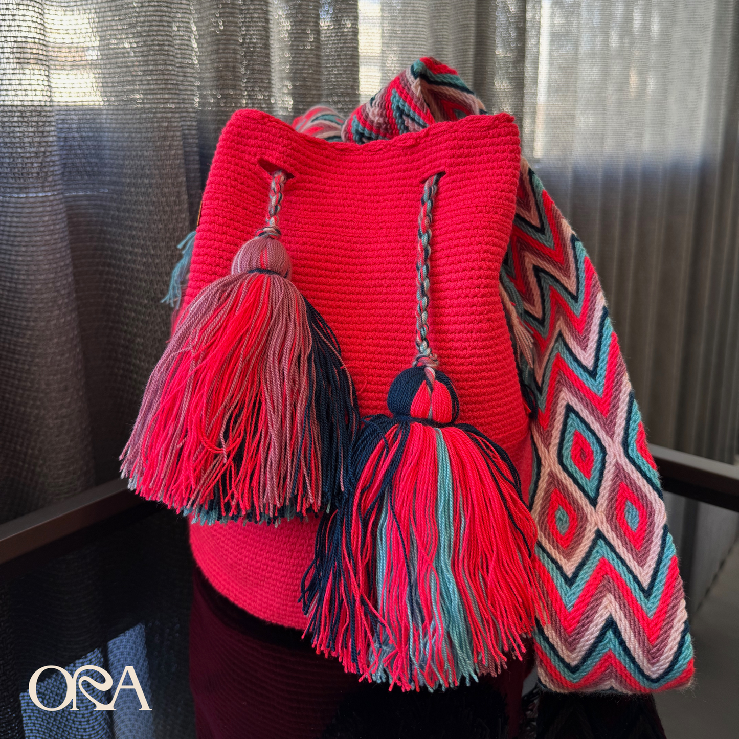 Wayuu Bag in Hot Pink - ORA