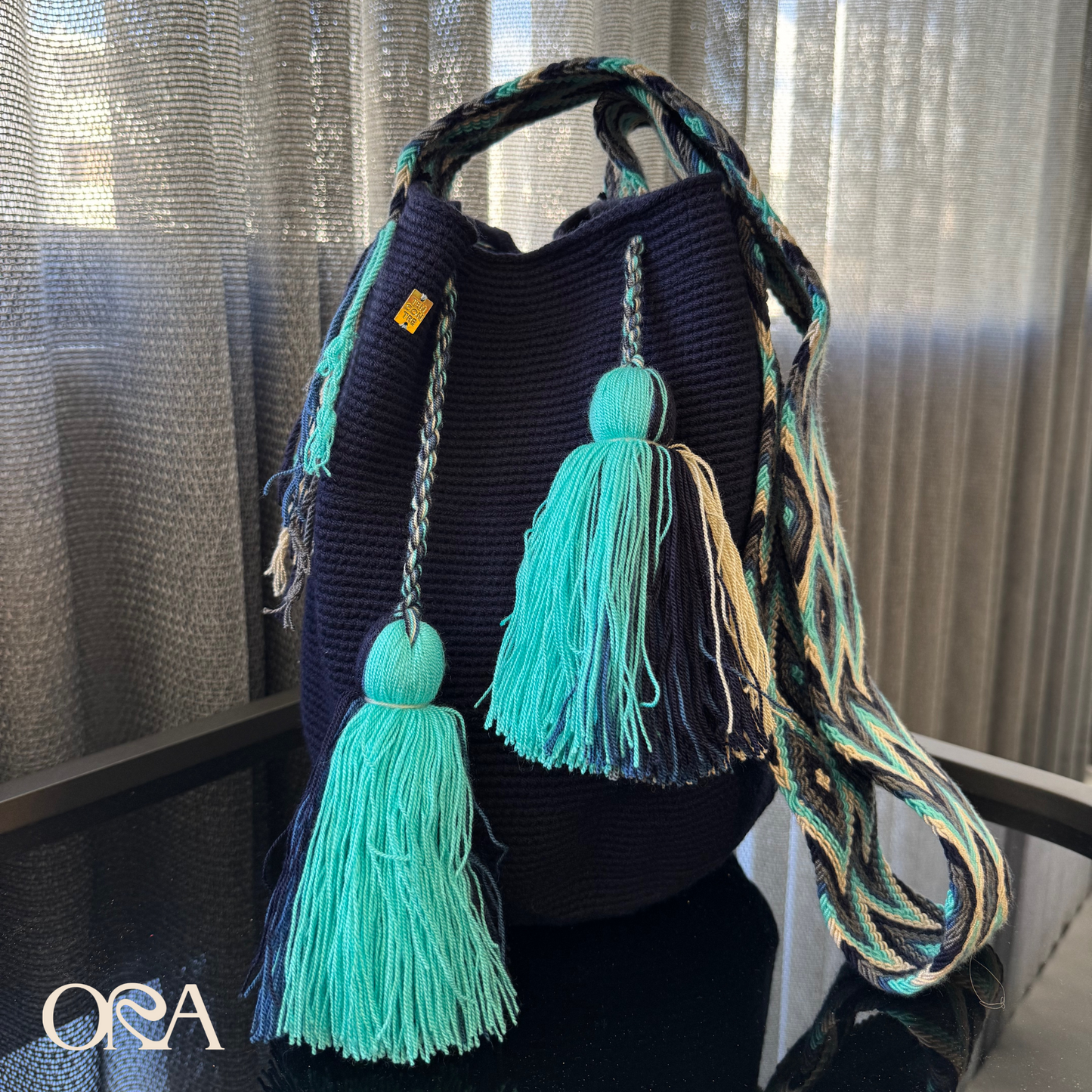 Wayuu Bag in Indigo - ORA