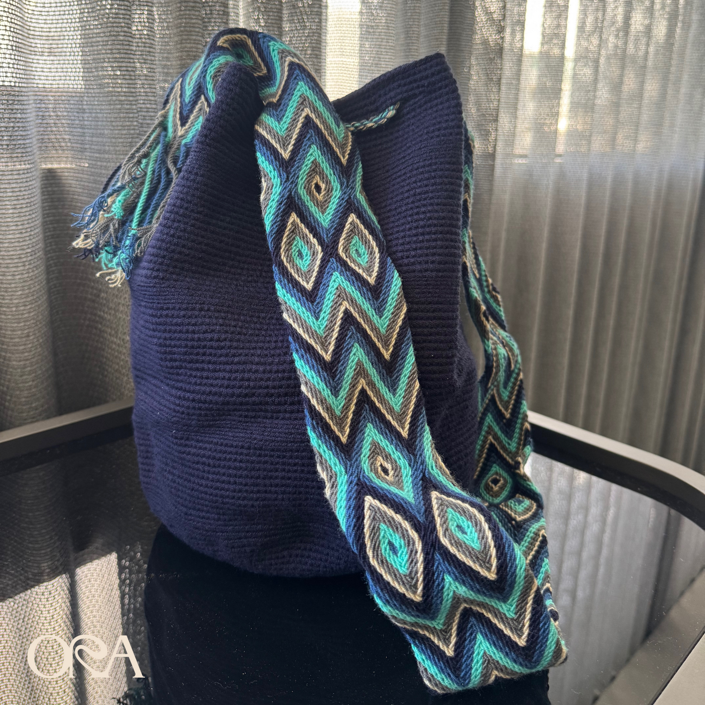Wayuu Bag in Indigo - ORA