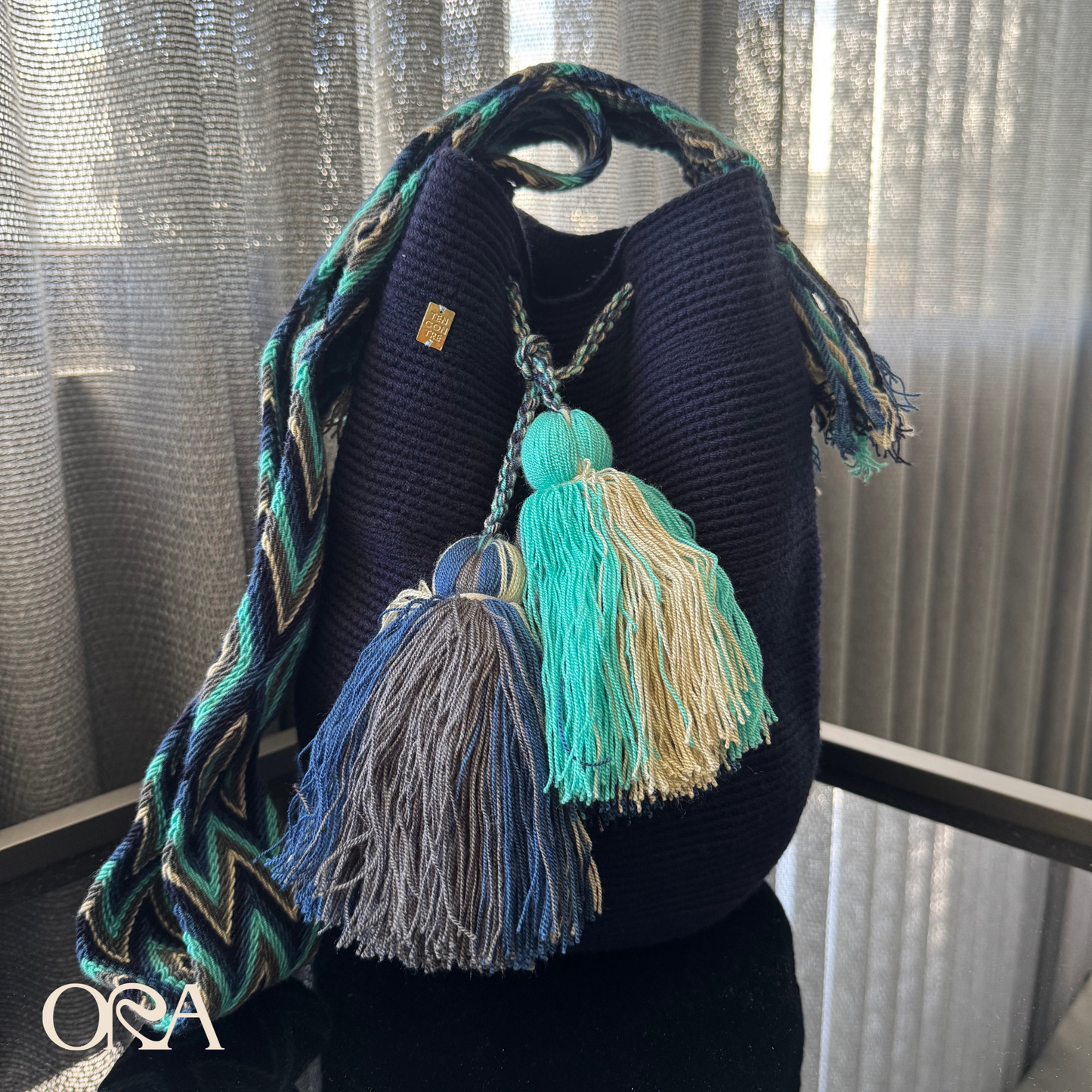 Wayuu Bag in Indigo - ORA