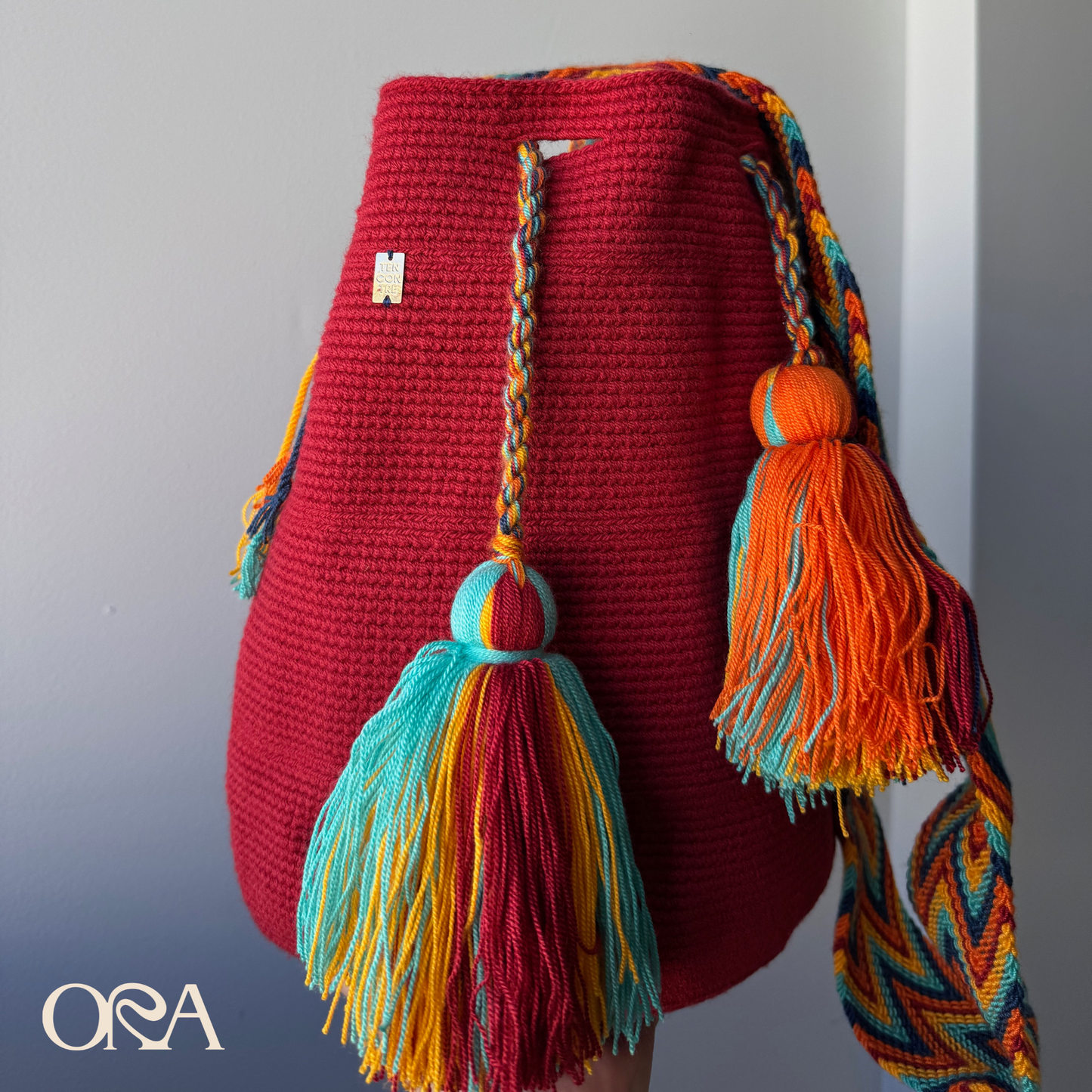 Wayuu Bag in Red - ORA