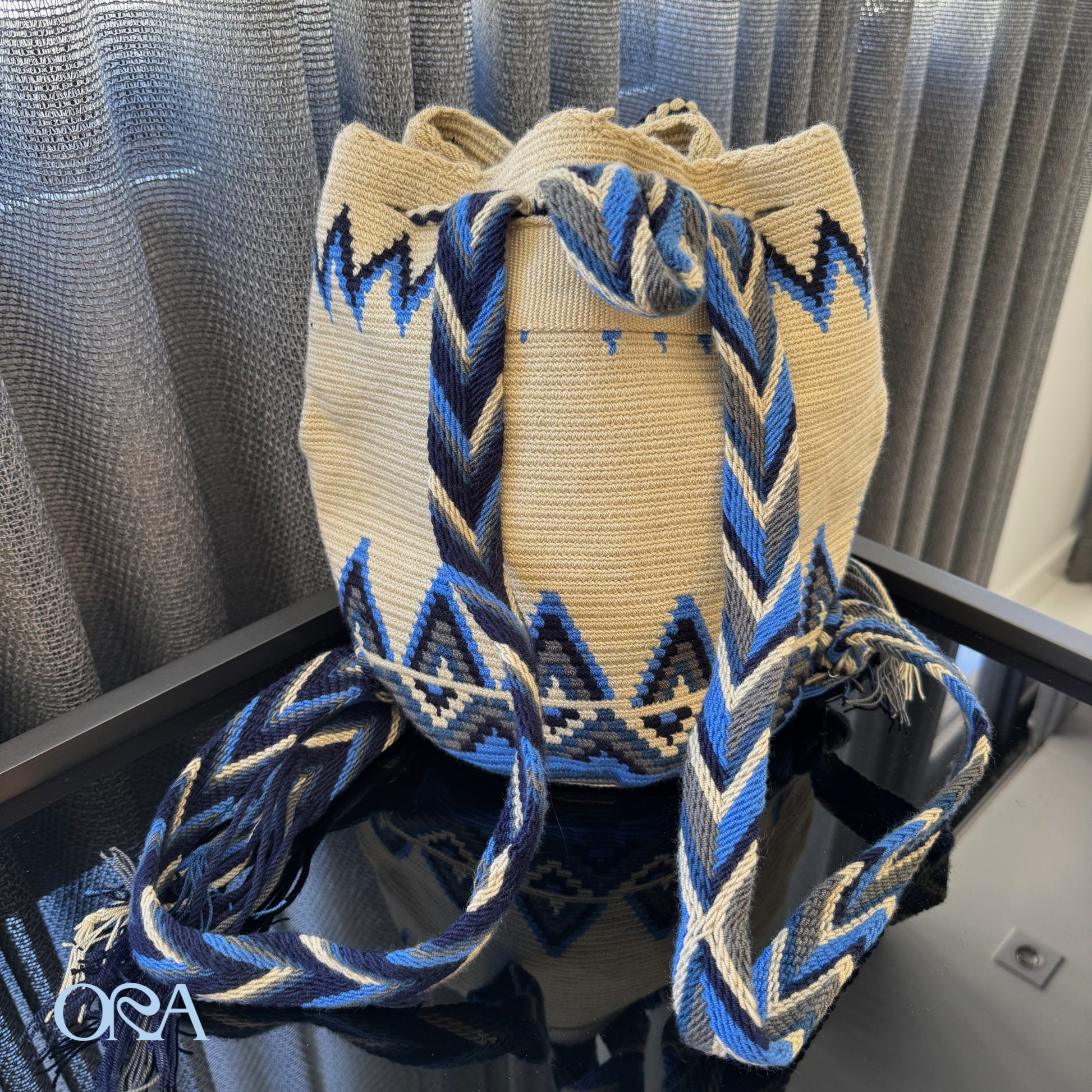 Wayuu Backpack in Cream - ORA