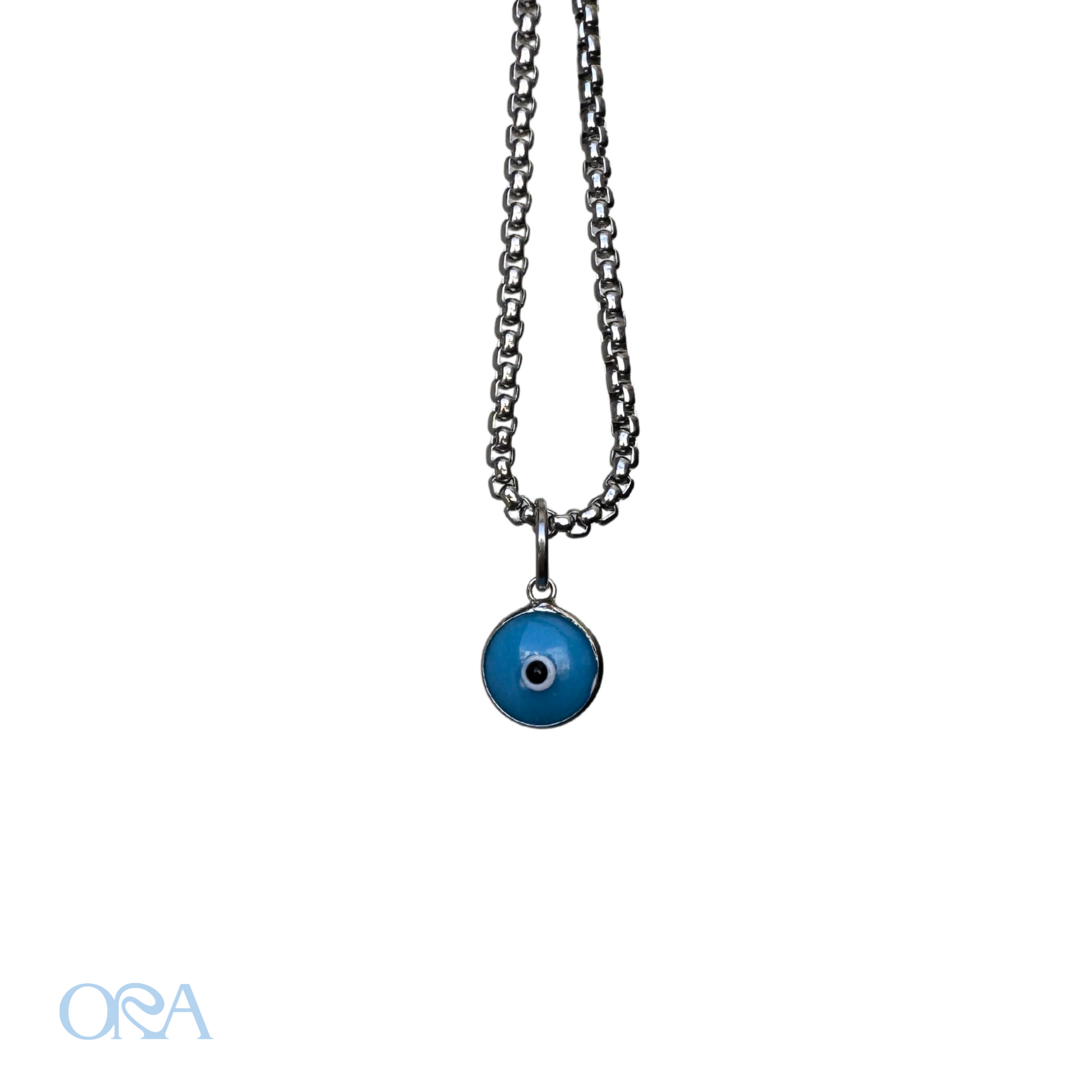 Evil Eye Charm in Silver - ORA