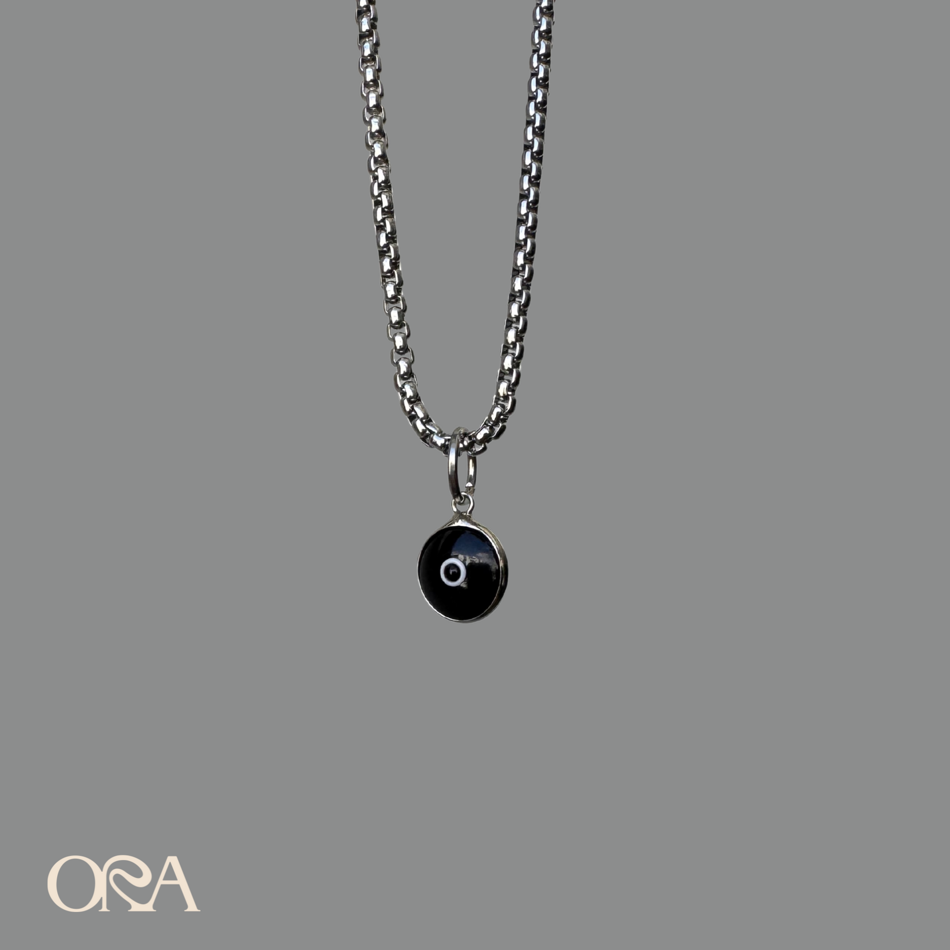 Evil Eye Charm in Silver - ORA