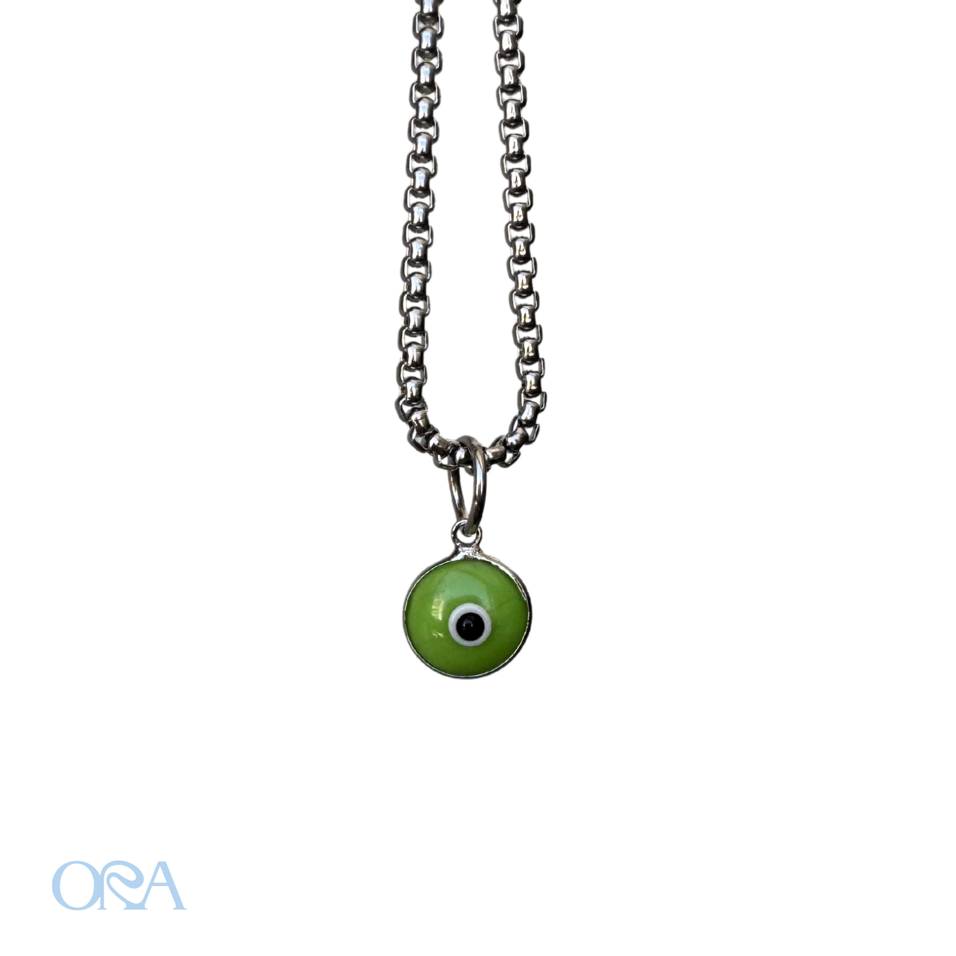 Evil Eye Charm in Silver - ORA