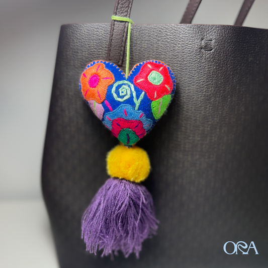 Heart Bag Charm - ORA