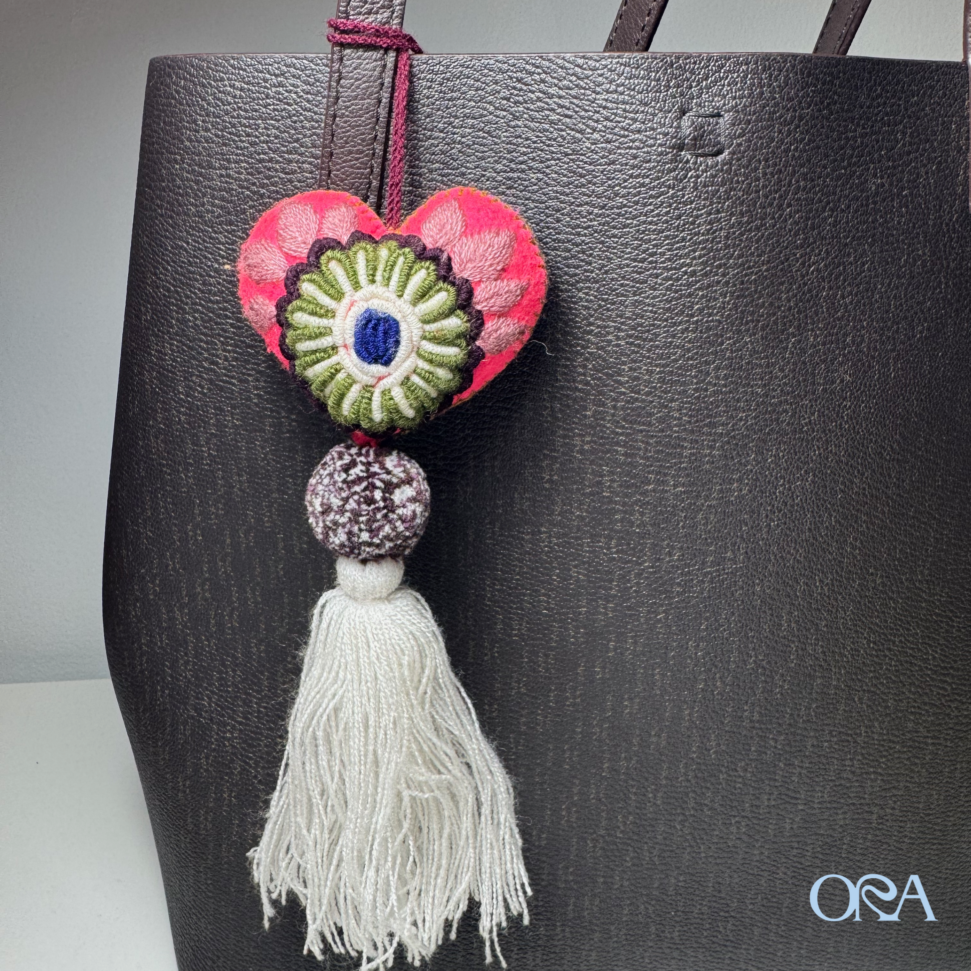 Heart Bag Charm - ORA