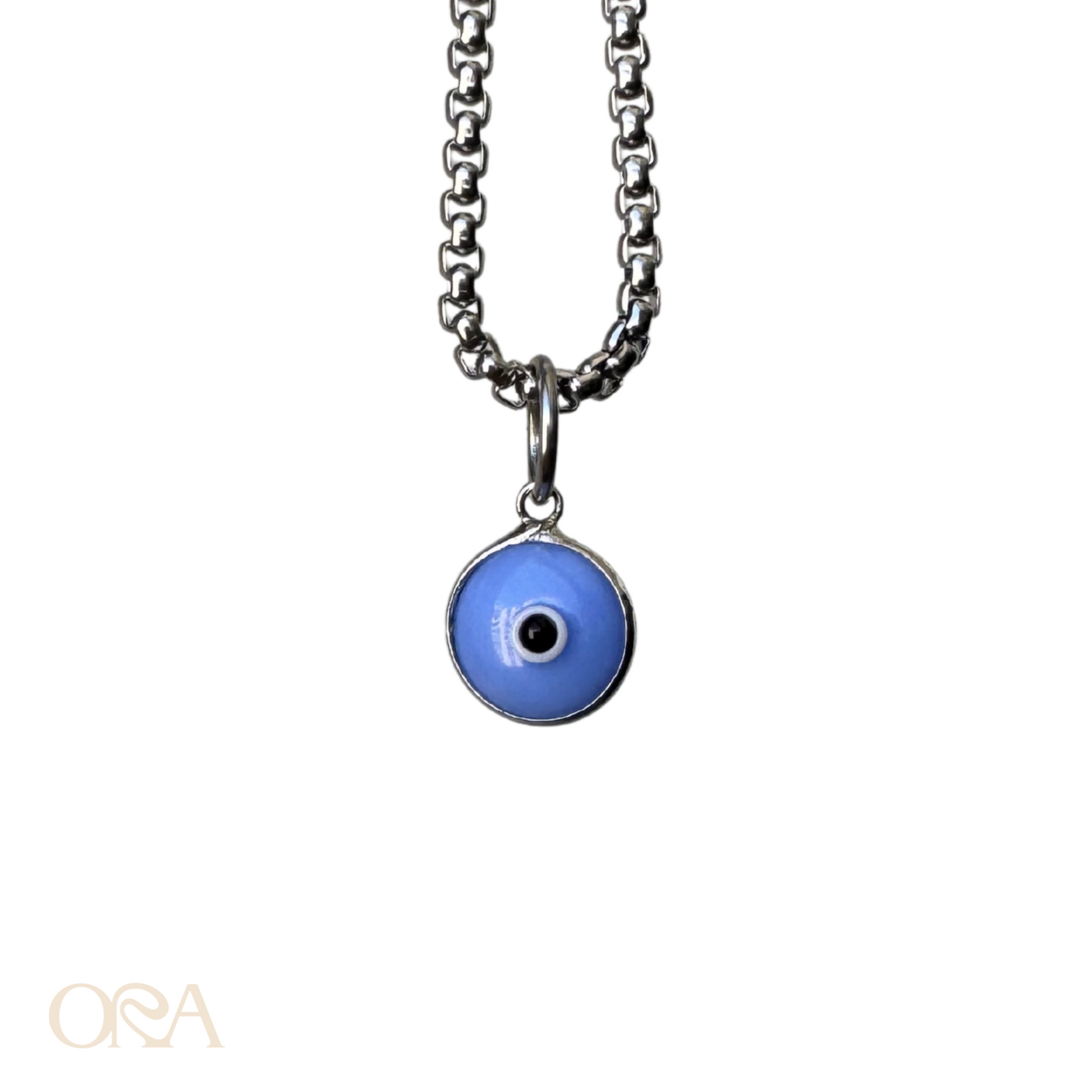 Evil Eye Charm in Silver - ORA