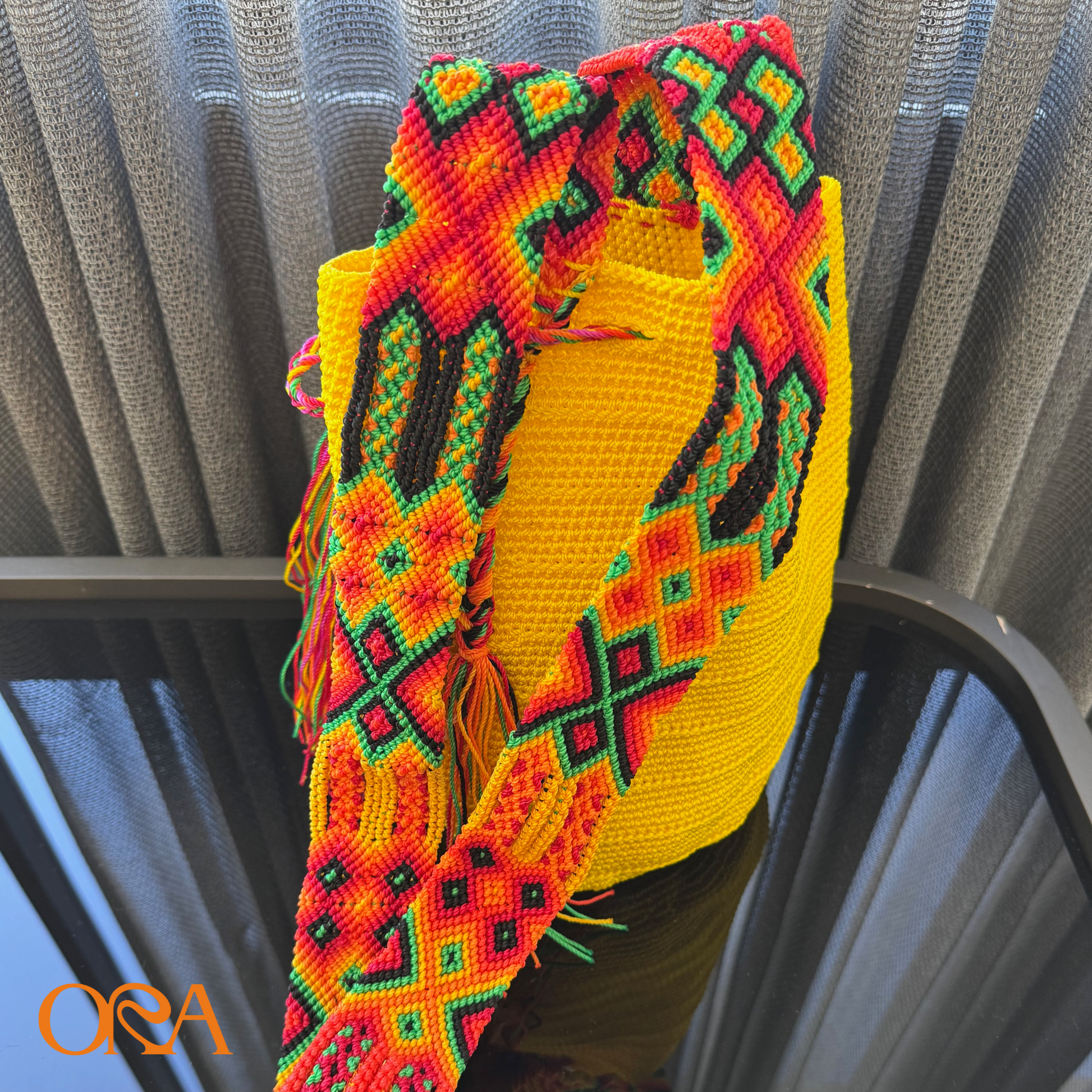MX Wayuu Bag in Yellow - ORA