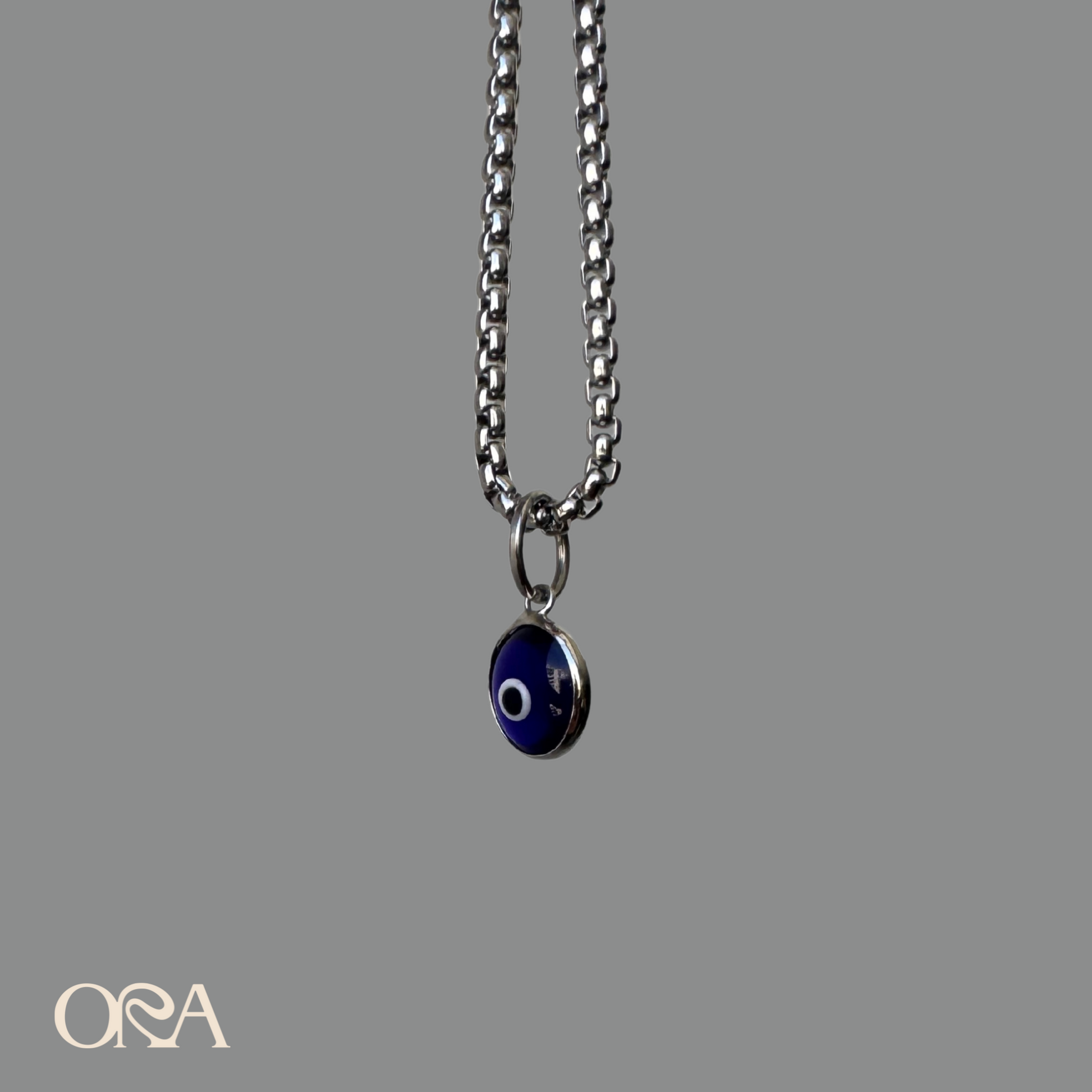 Evil Eye Charm in Silver - ORA