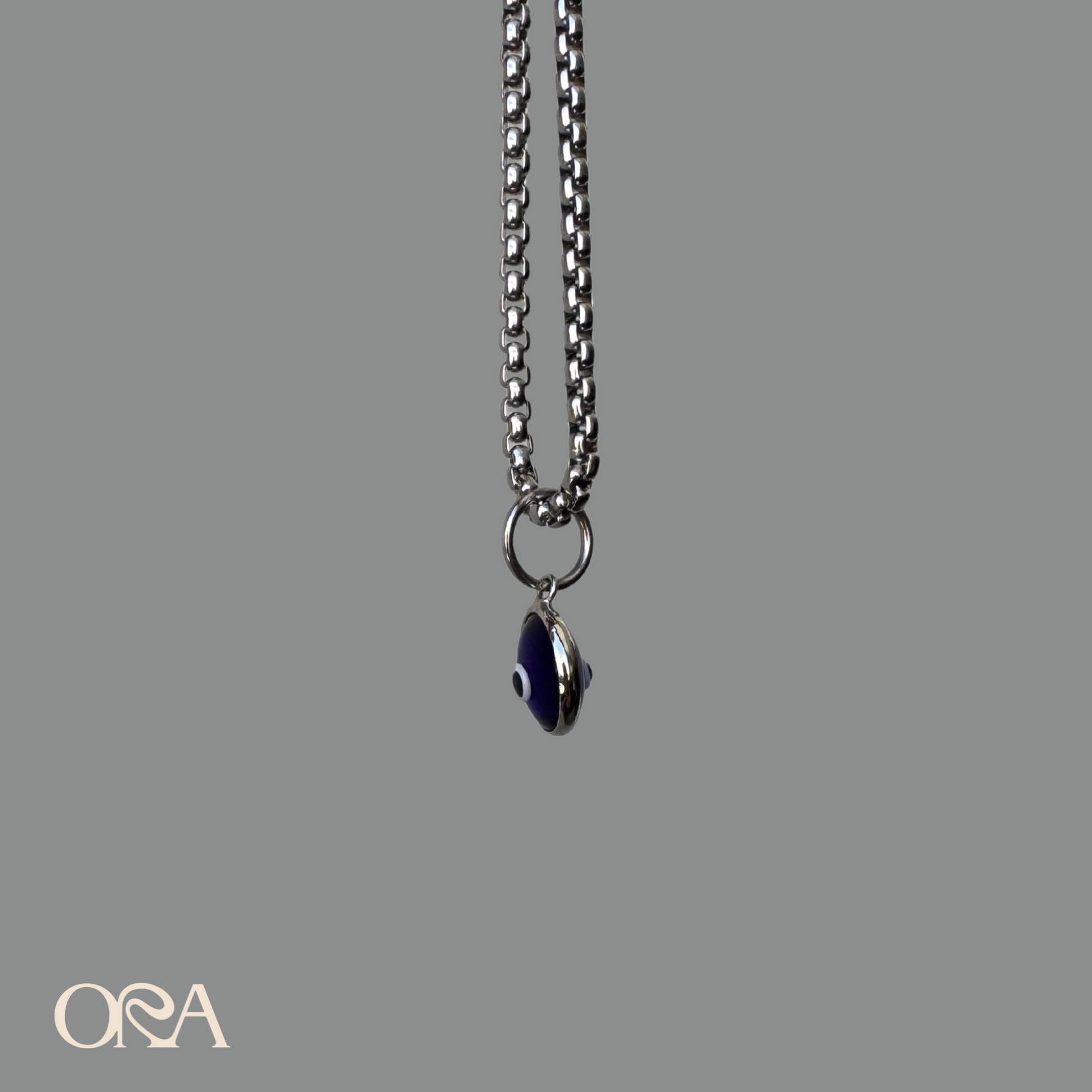 Evil Eye Charm in Silver - ORA