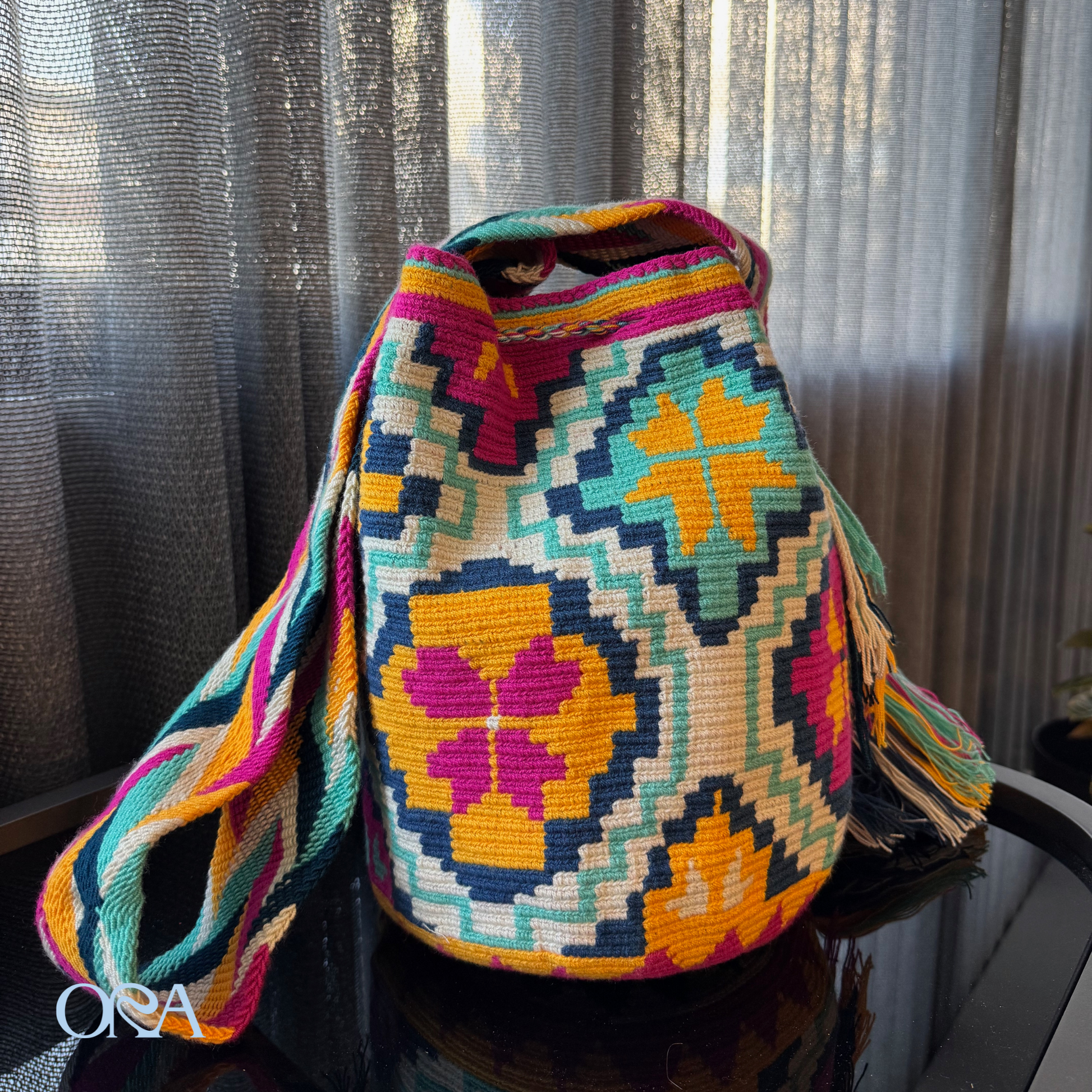 Wayuu Bag Flower Pattern - ORA
