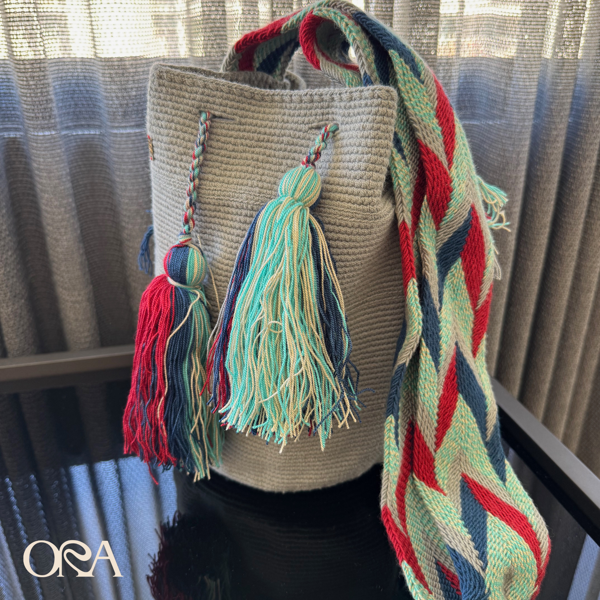 Wayuu Bag in Grey - ORA