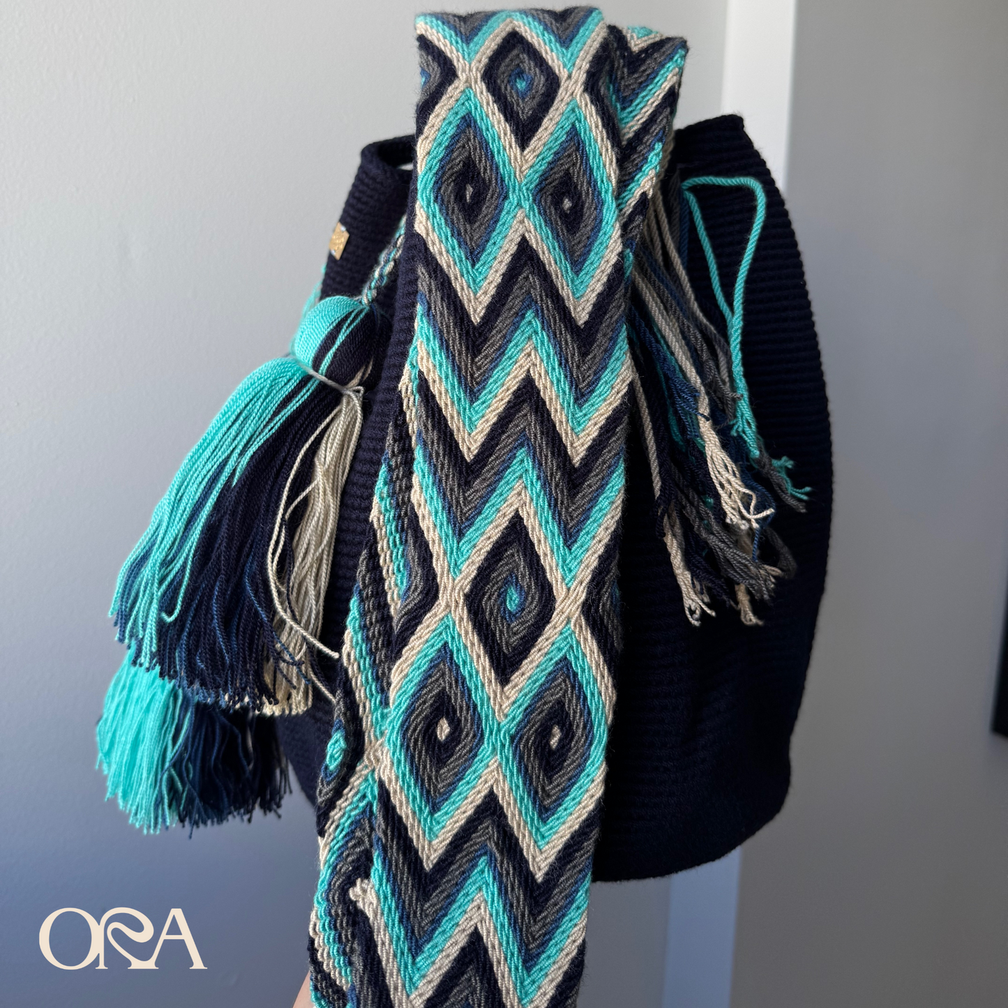 Wayuu Bag in Indigo - ORA