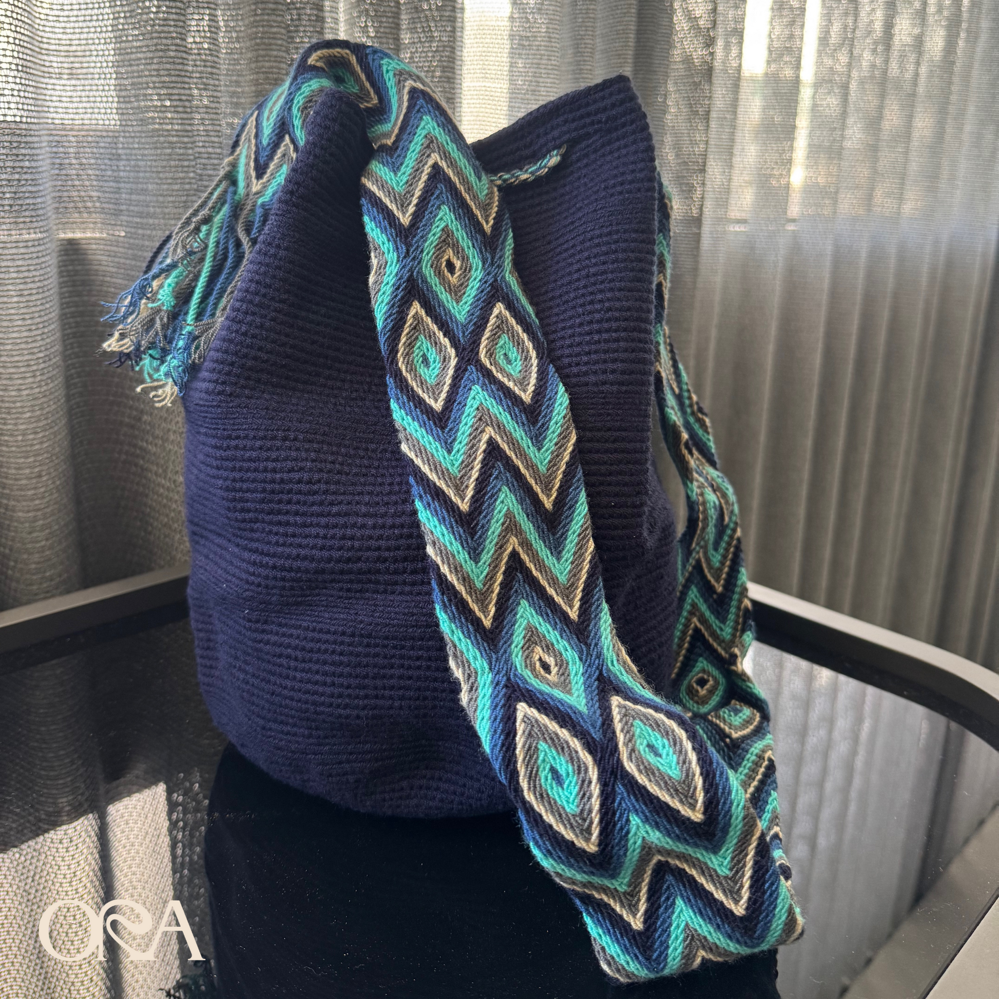 Wayuu Bag in Indigo - ORA