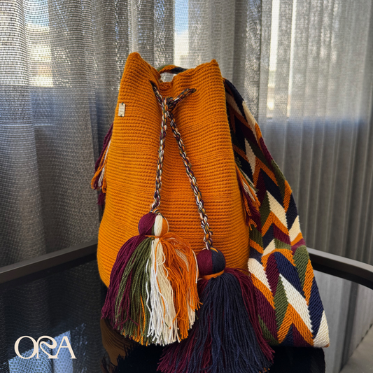 Wayuu Bag in Mustard - ORA