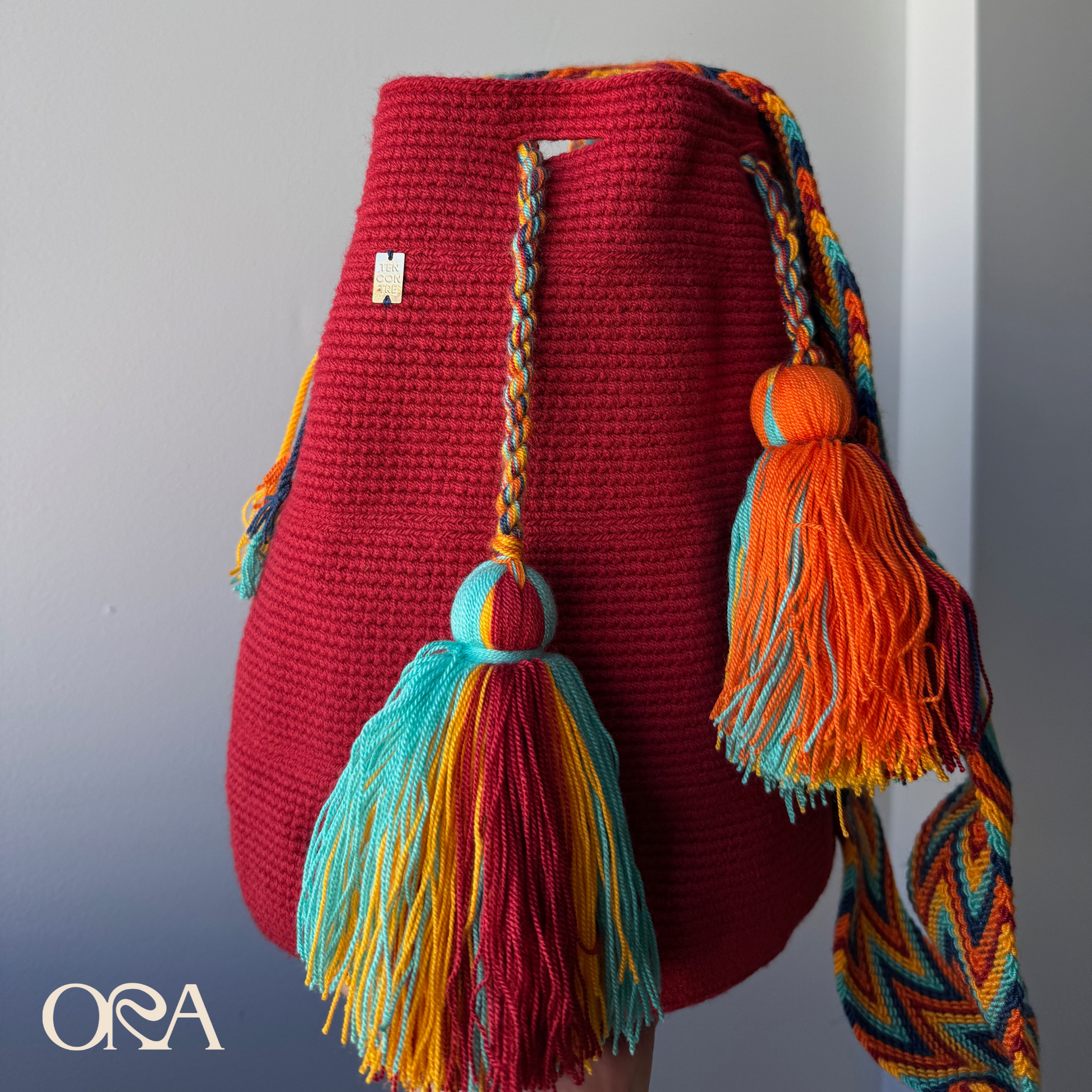 Wayuu Bag in Red - ORA